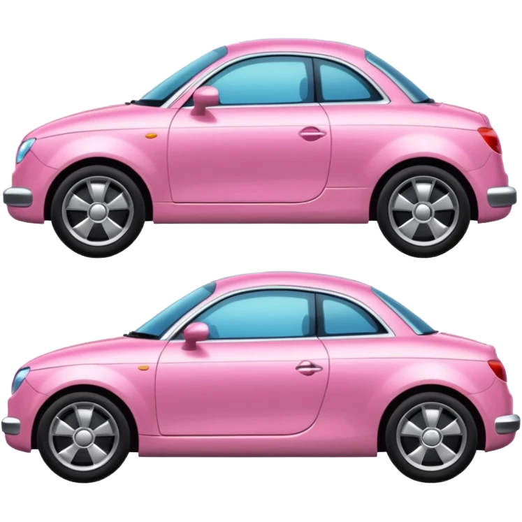car pink emoji