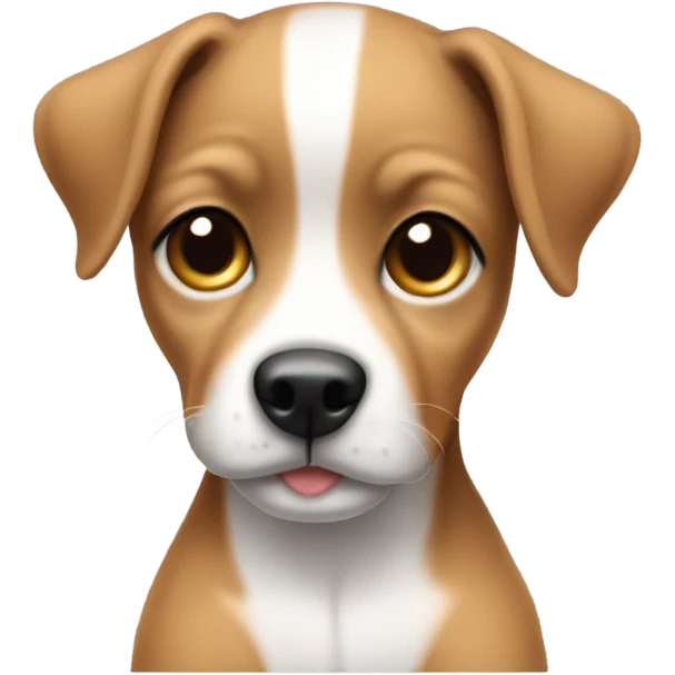 a baby dog with a low taper fade emoji