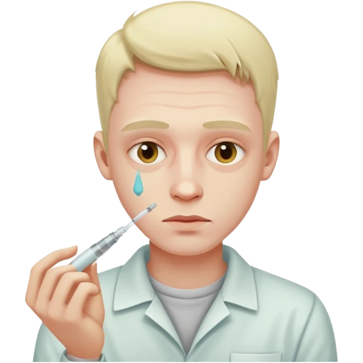 guy doing heroin emoji