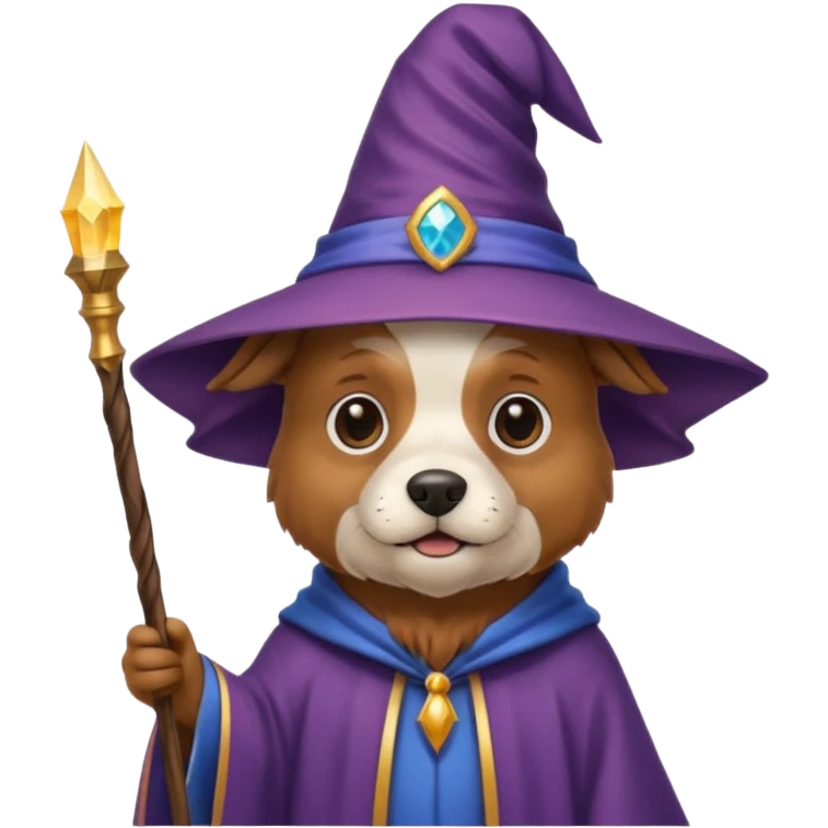 Dog wizard  emoji