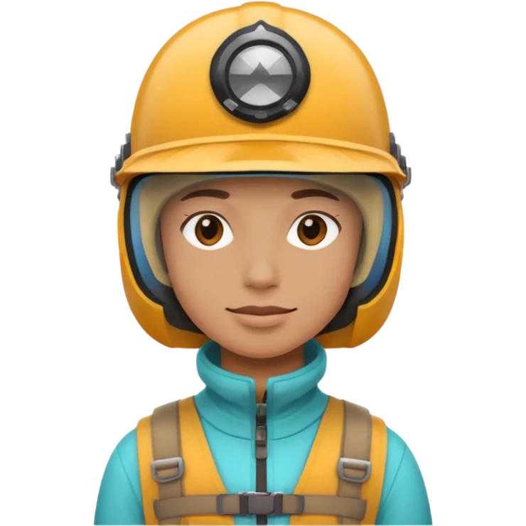 Colorful Helmeted Traveler emoji