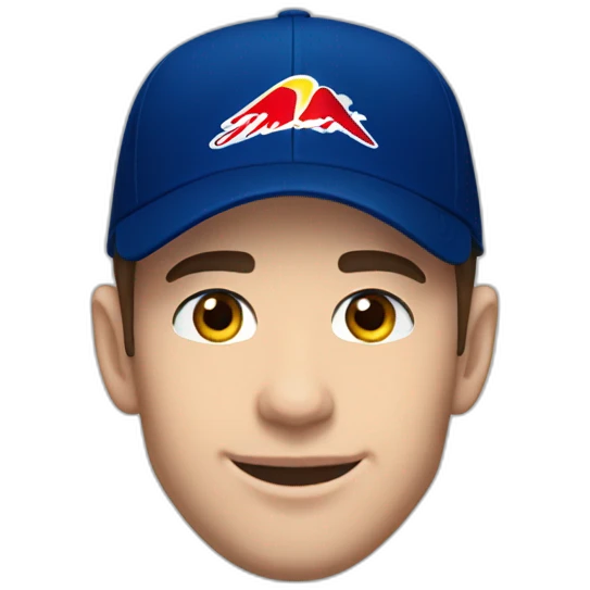 Pierre Gasly with Alpine cap formula 1 emoji