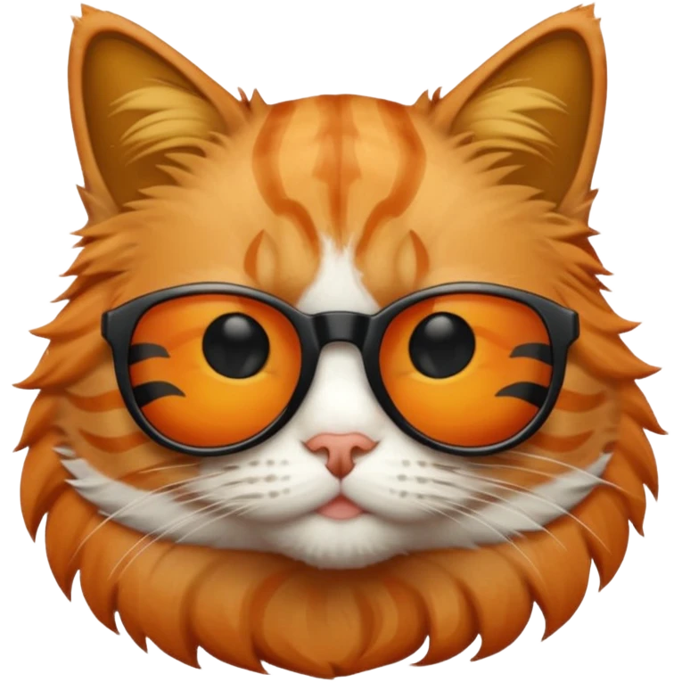 Cat wearing sunglasses emoji