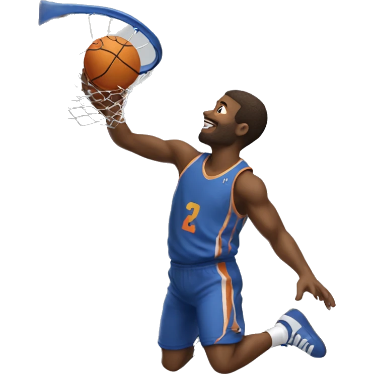 guy dunking basketball emoji