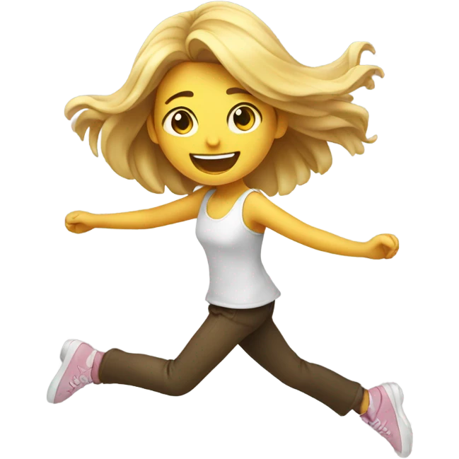 smiling girl dancing  emoji