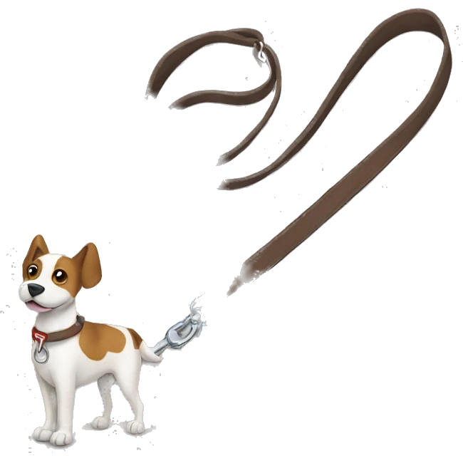 dog leash emoji