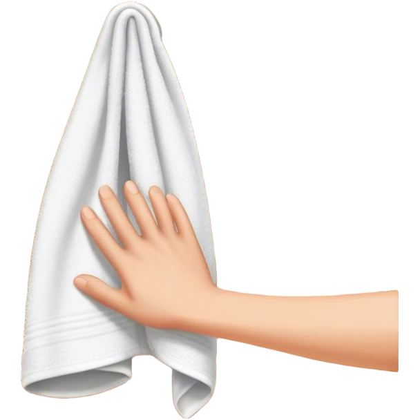 grab towel from door emoji