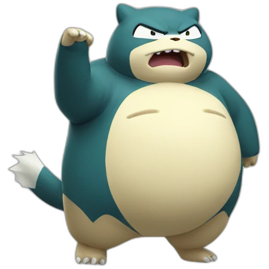 angry snorlax emoji