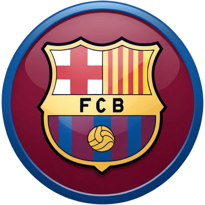 fc barcelona logo emoji