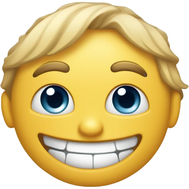 Grin with smirk  emoji