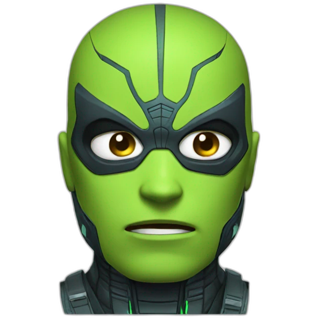 Electro from spiderman emoji