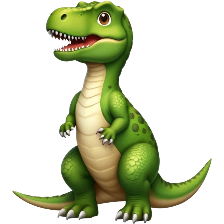 Dog on a Trex emoji