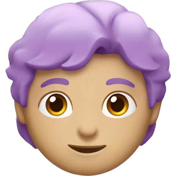 corazón simple morado clarito emoji