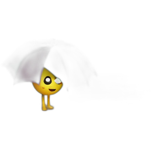 Pluie sur plage emoji