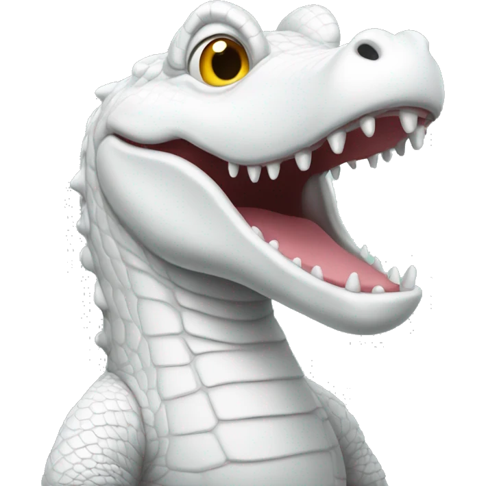 white gator emoji