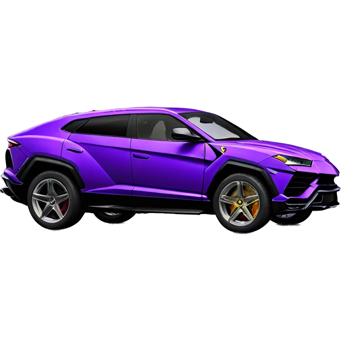 Lamborghini urus purple colour emoji