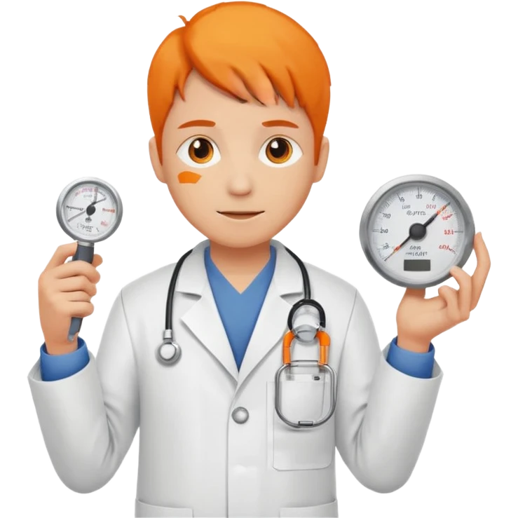 orange west person holding a meter emoji