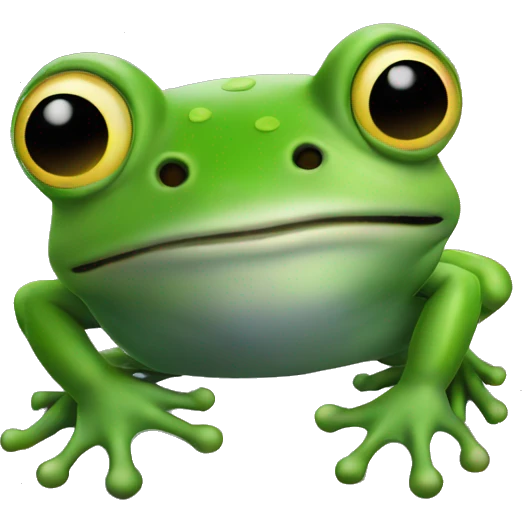 Frog in space  emoji