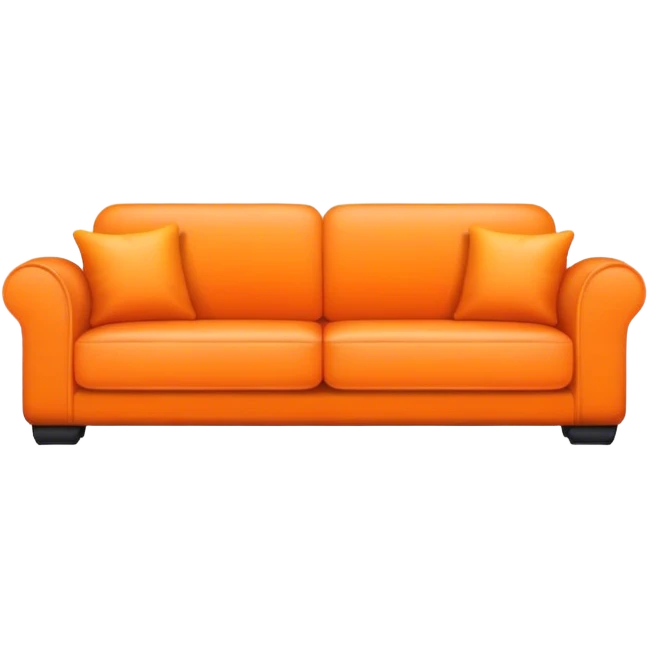 Orange couch emoji