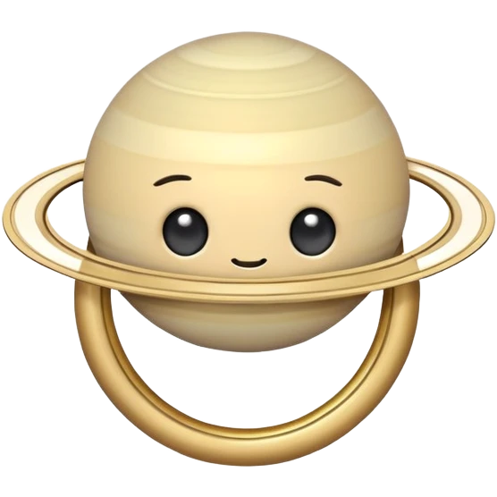 saturn cute emoji