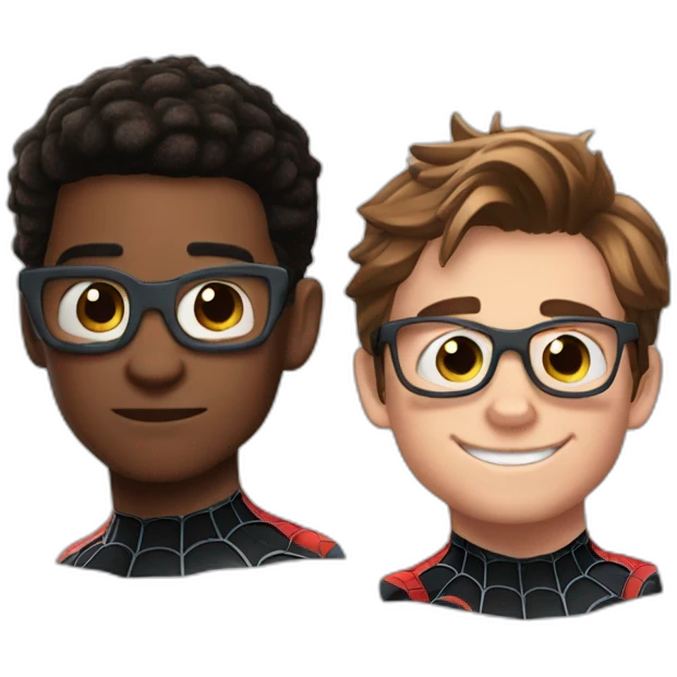 Peter Parker et miles morales  emoji