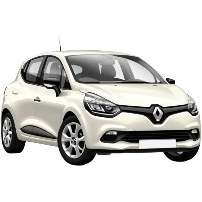 white renault clio emoji