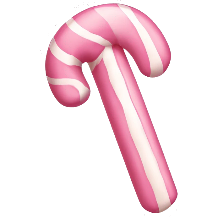 light pink candy cane emoji