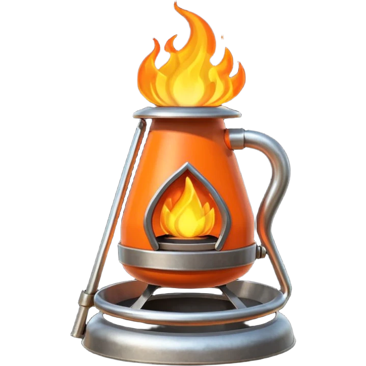 kettele with bottom fire emoji