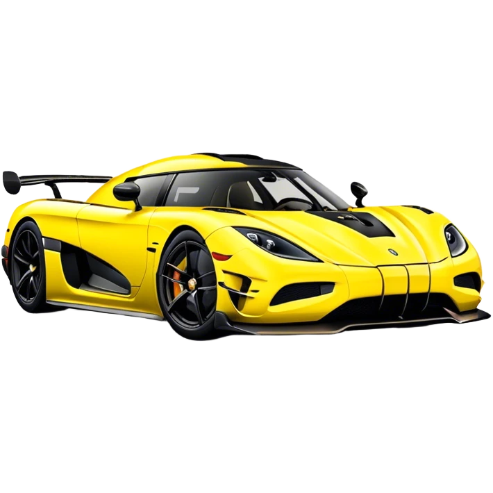 Koenigsegg Agera RS - Koenigsegg (Model Year: 2020) (Iconic colour: Yellow) emoji