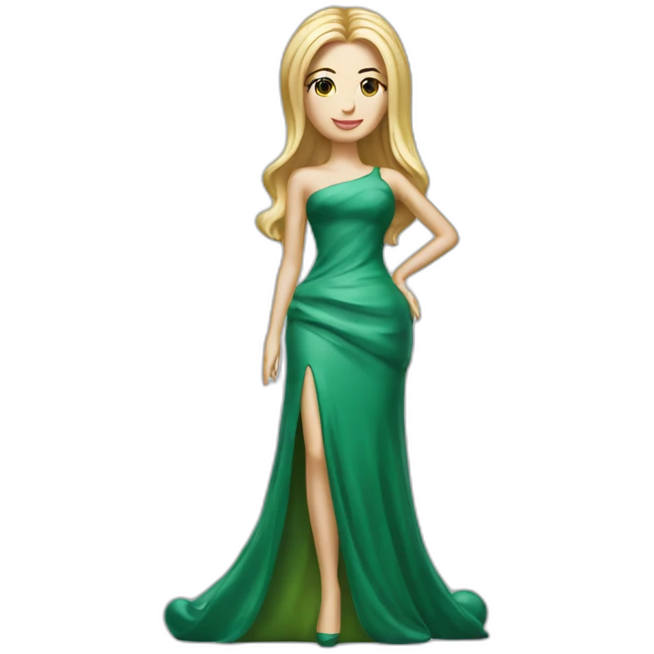 Slimy ivanka trump tall figurine emoji