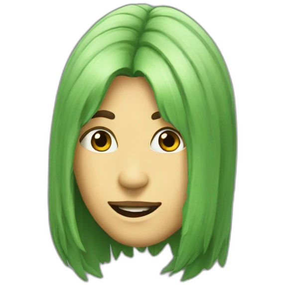 зелёный глаз emoji