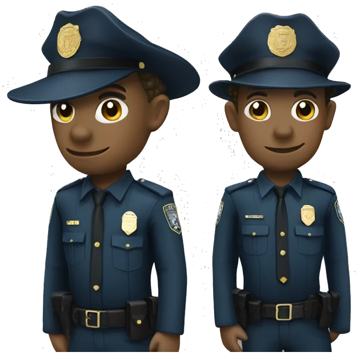 Alligator cop  emoji