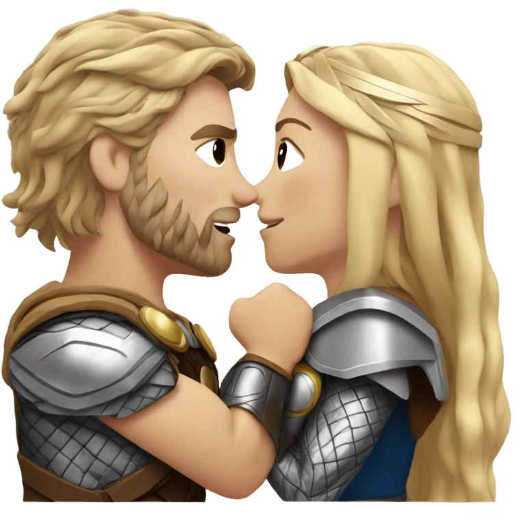 thor kissing emoji