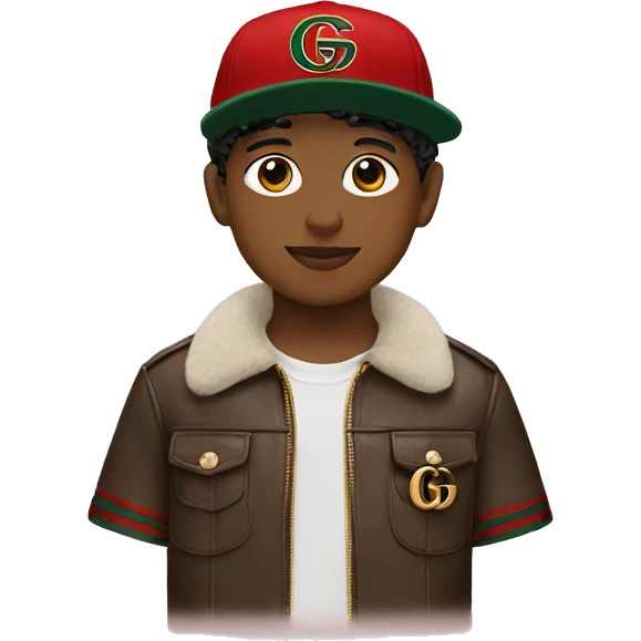 Boy with casquette Gucci  emoji