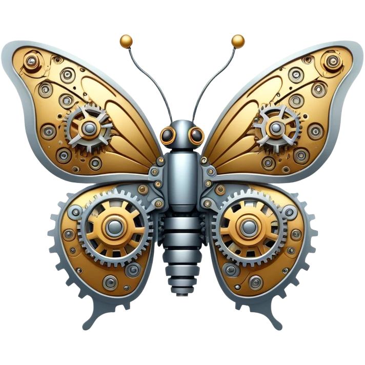 Robotic Mechanical Butterfly emoji