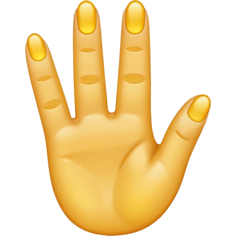 Two fingers together wet emoji
