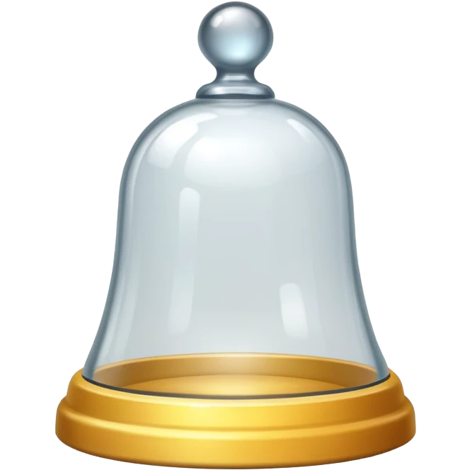 Empty Glass bell  emoji