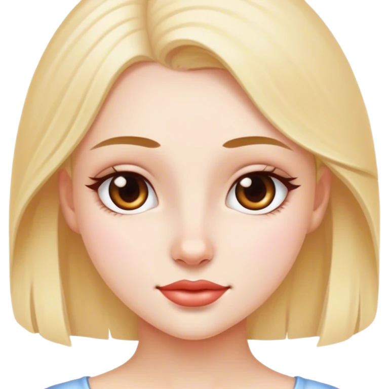 красивая девушка  emoji