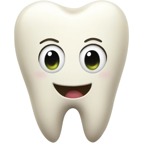 Tooth emoji