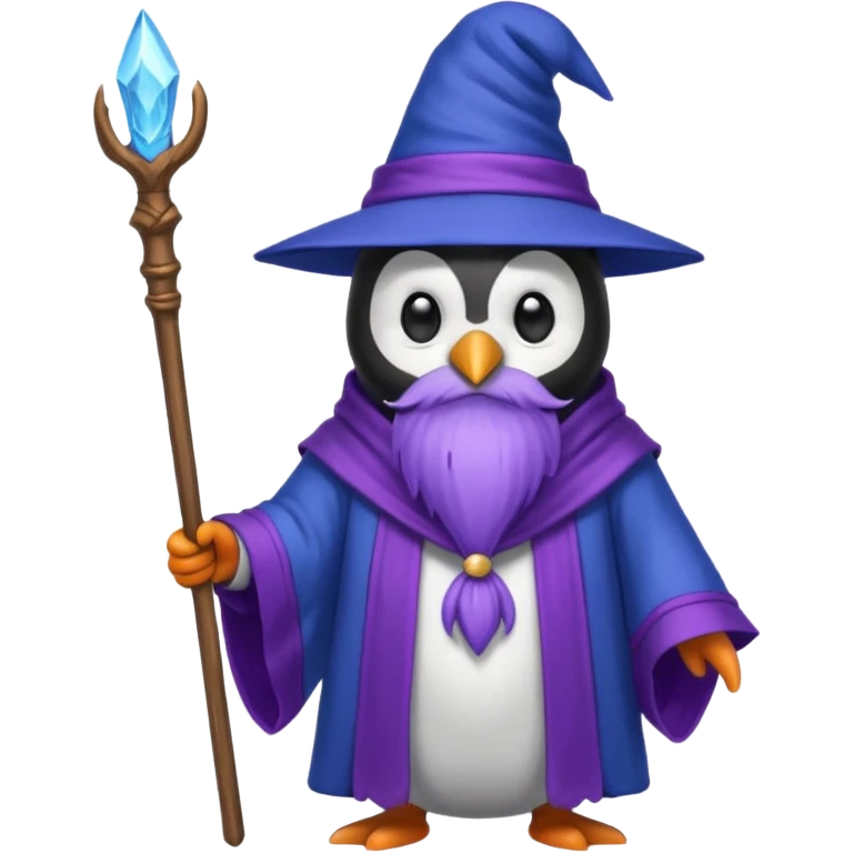 Penguin Wizard emoji