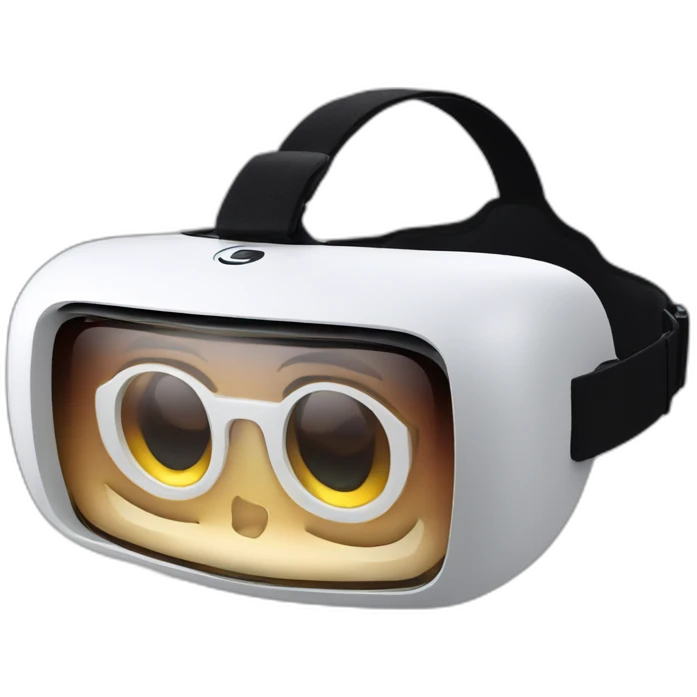 Apple Vision pro vr headset emoji
