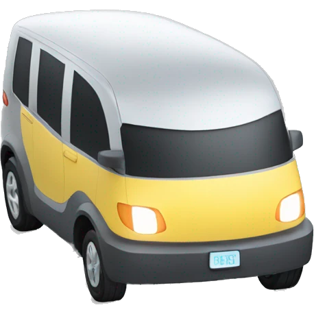 Autonomous vehicle no driver emoji