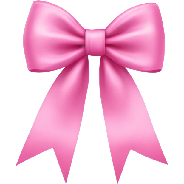 bow pink emoji