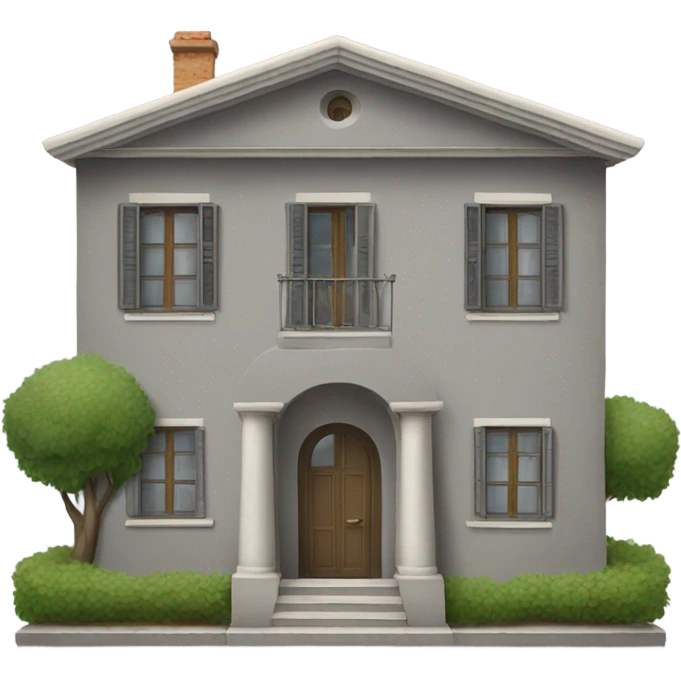 Italian grey house emoji