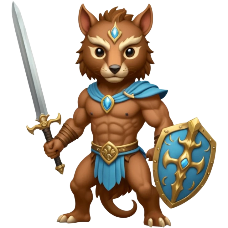 ancient animal with sword emoji