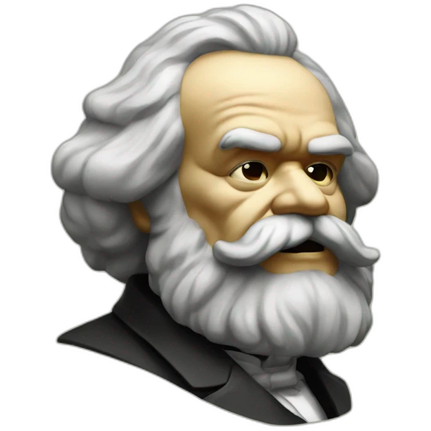 karl marx smokes marijuana emoji