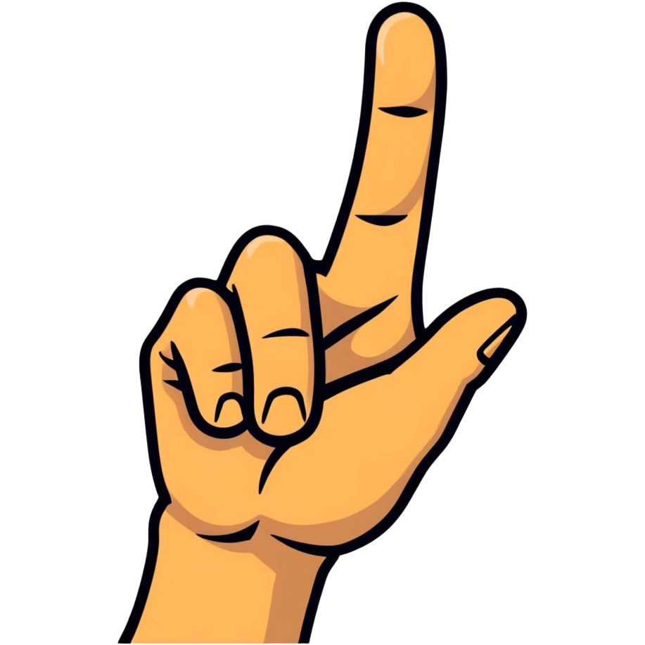 Brown shaka hand sign  emoji