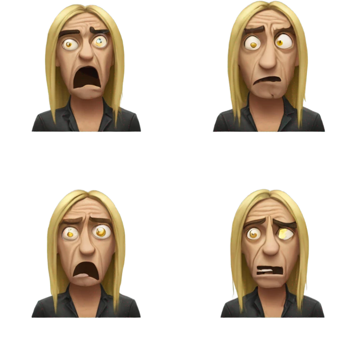 iggy pop afraid emoji