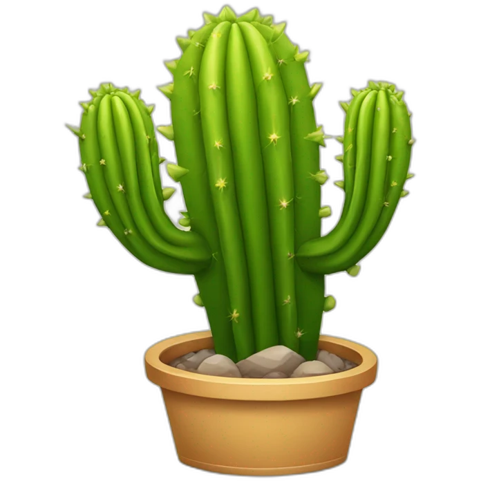 Cactus sur dinosaure emoji