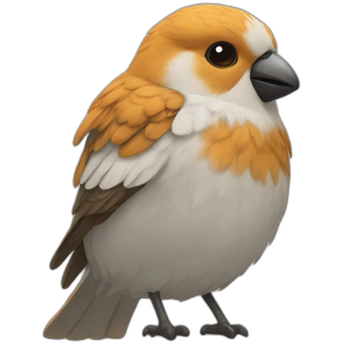 Chier et oiseaux emoji
